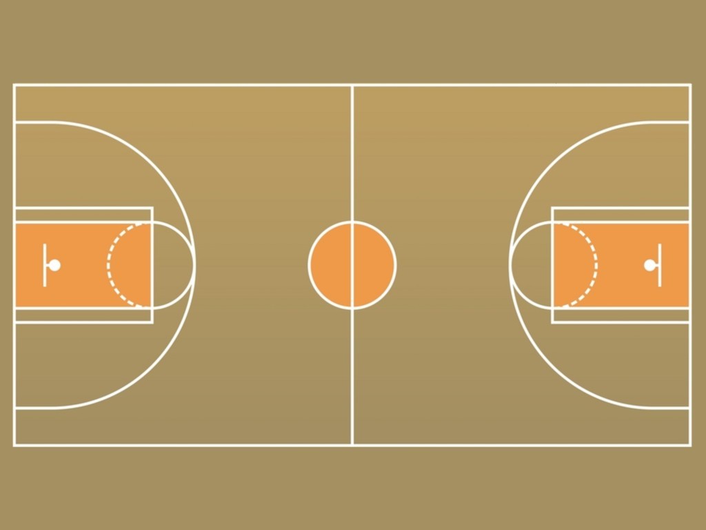 international basketball court layout