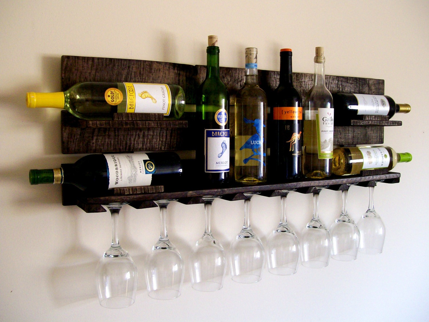 Wall Hanging Wine Racks | A Creative Mom