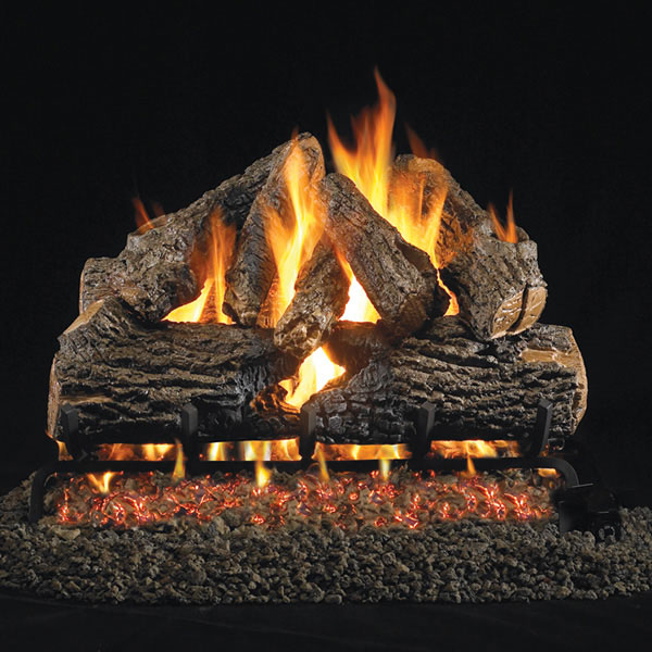 Decorative fireplace logs
