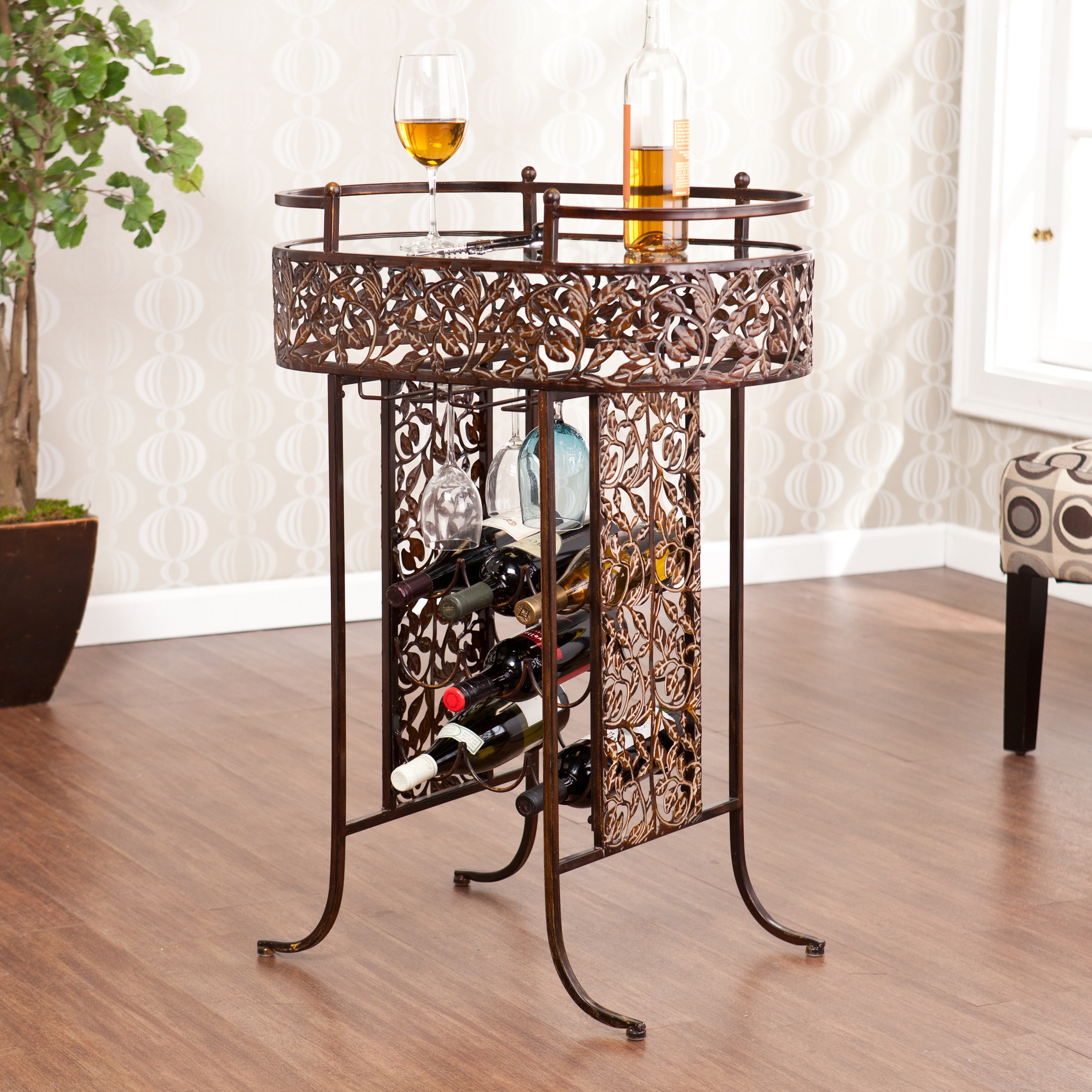 Wine Barrel Pub Table