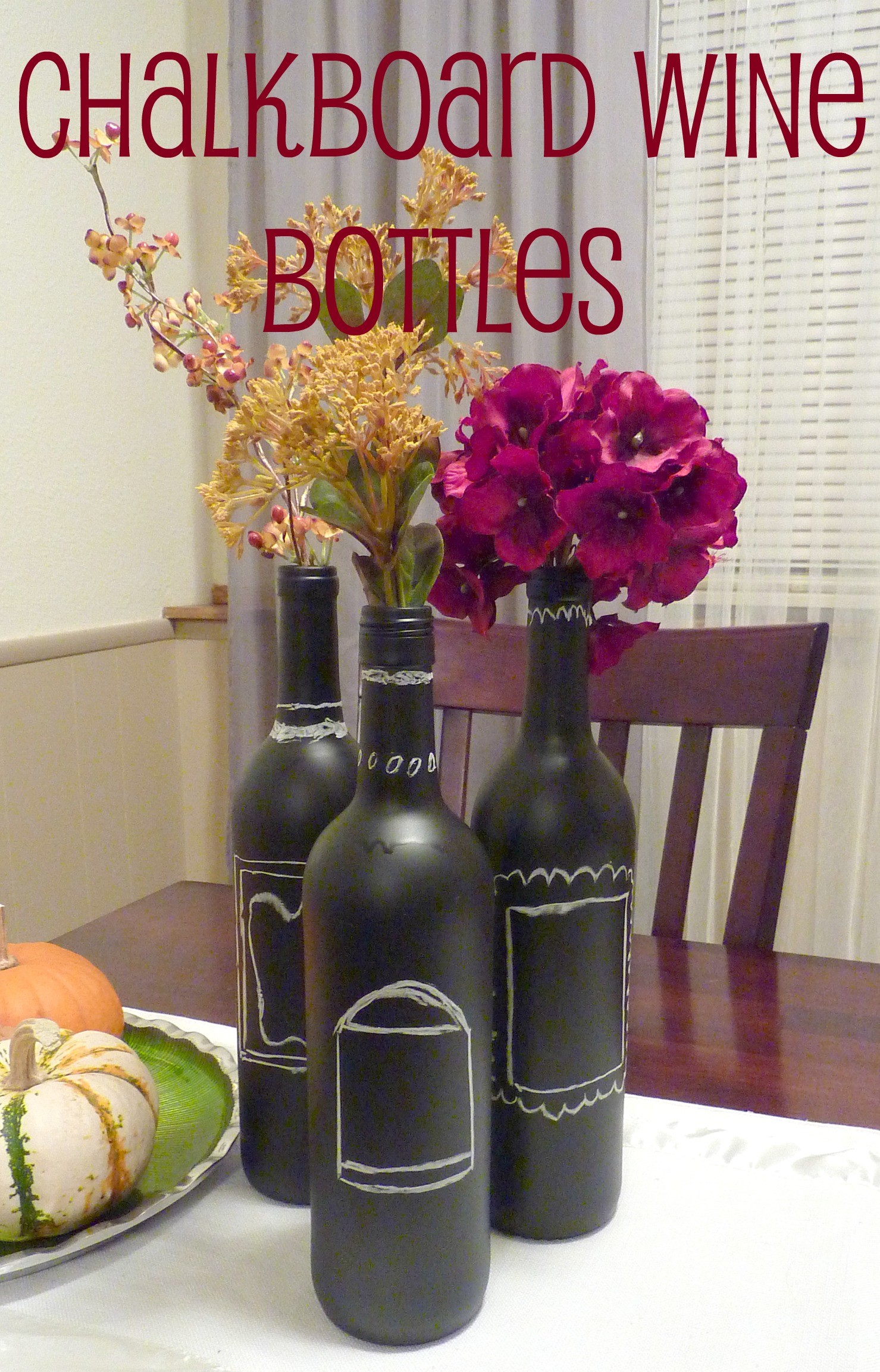 Wine Bottle Centerpieces Diy