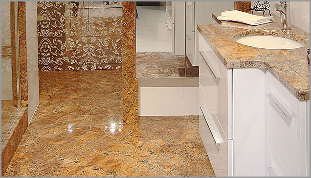 Granite countertop edges