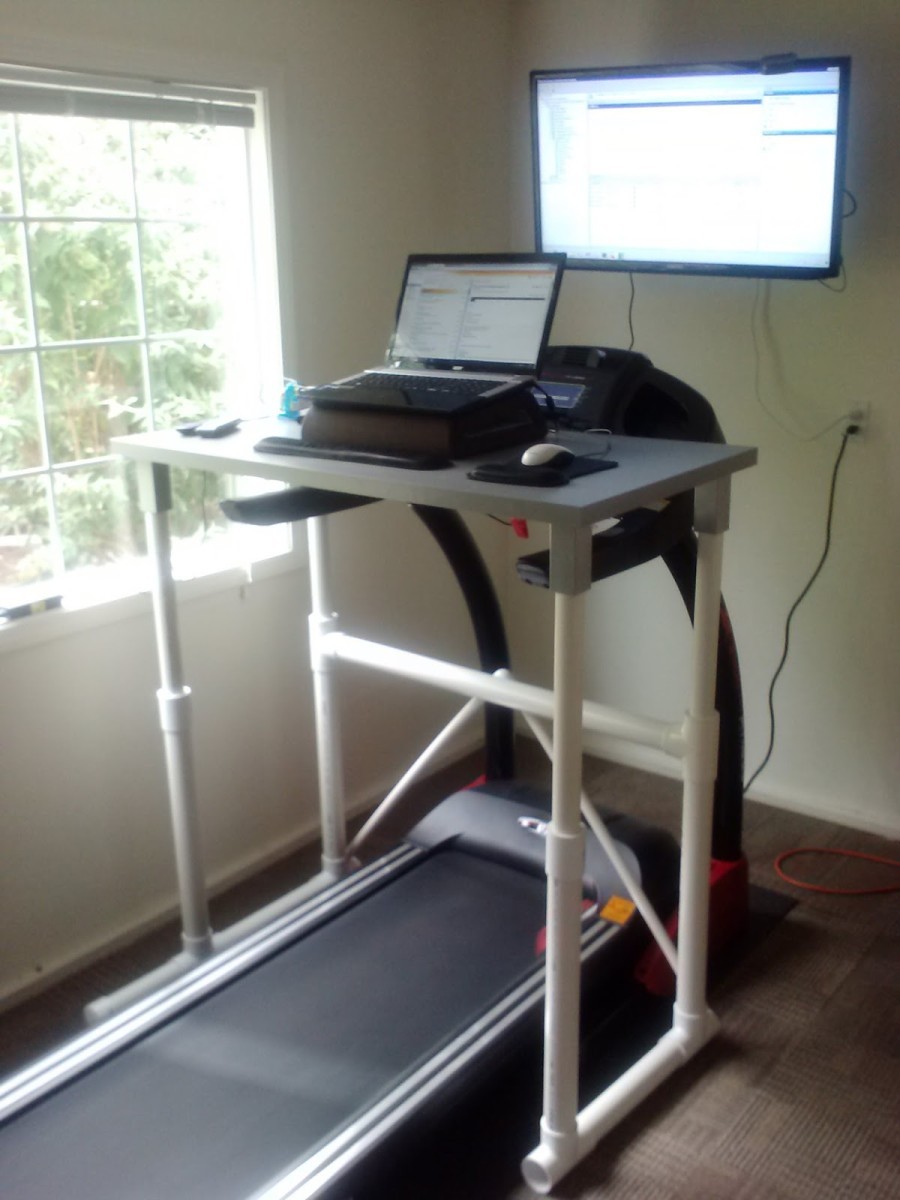 Make Your Own Treadmill Desk A Creative Mom