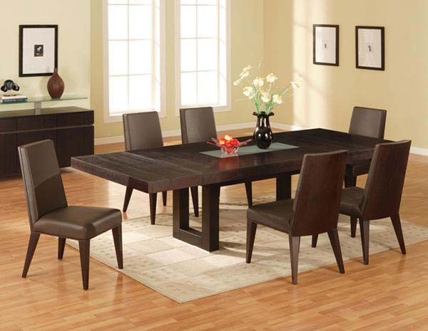 Solid wood dining chairs