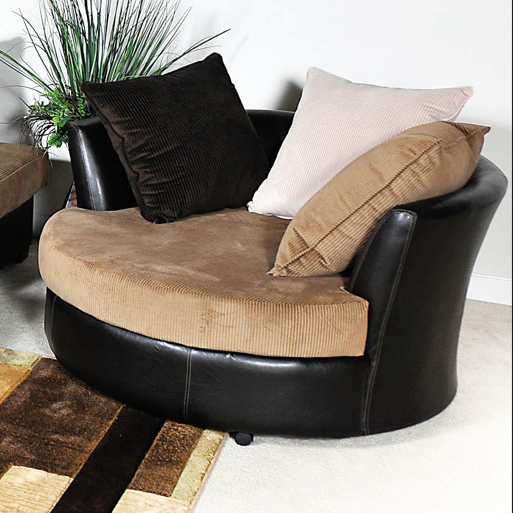 Swivel living room chairs