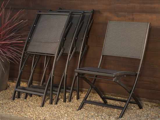 Metal fold up chairs