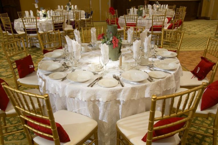 Wedding reception chairs