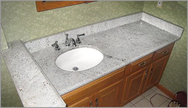 White kitchen cabinets granite countertops