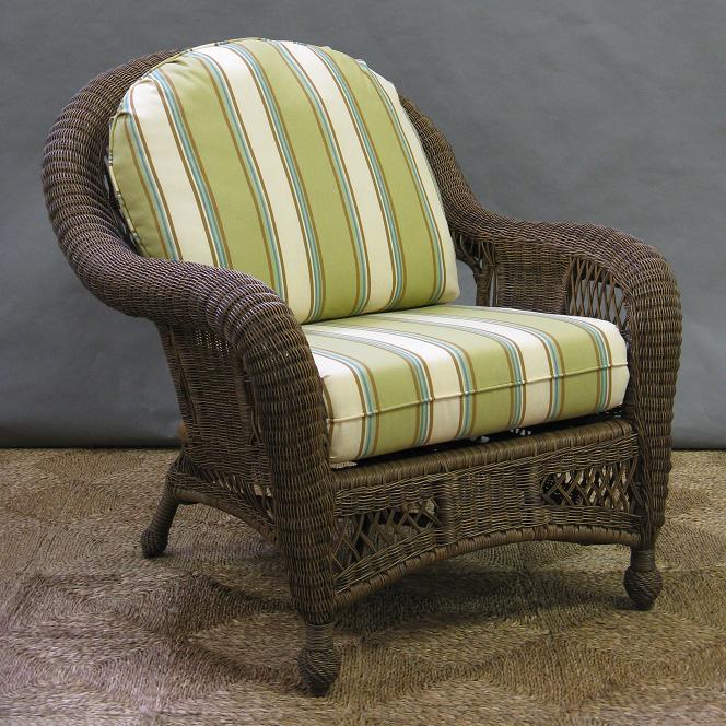 Wicker outdoor chairs