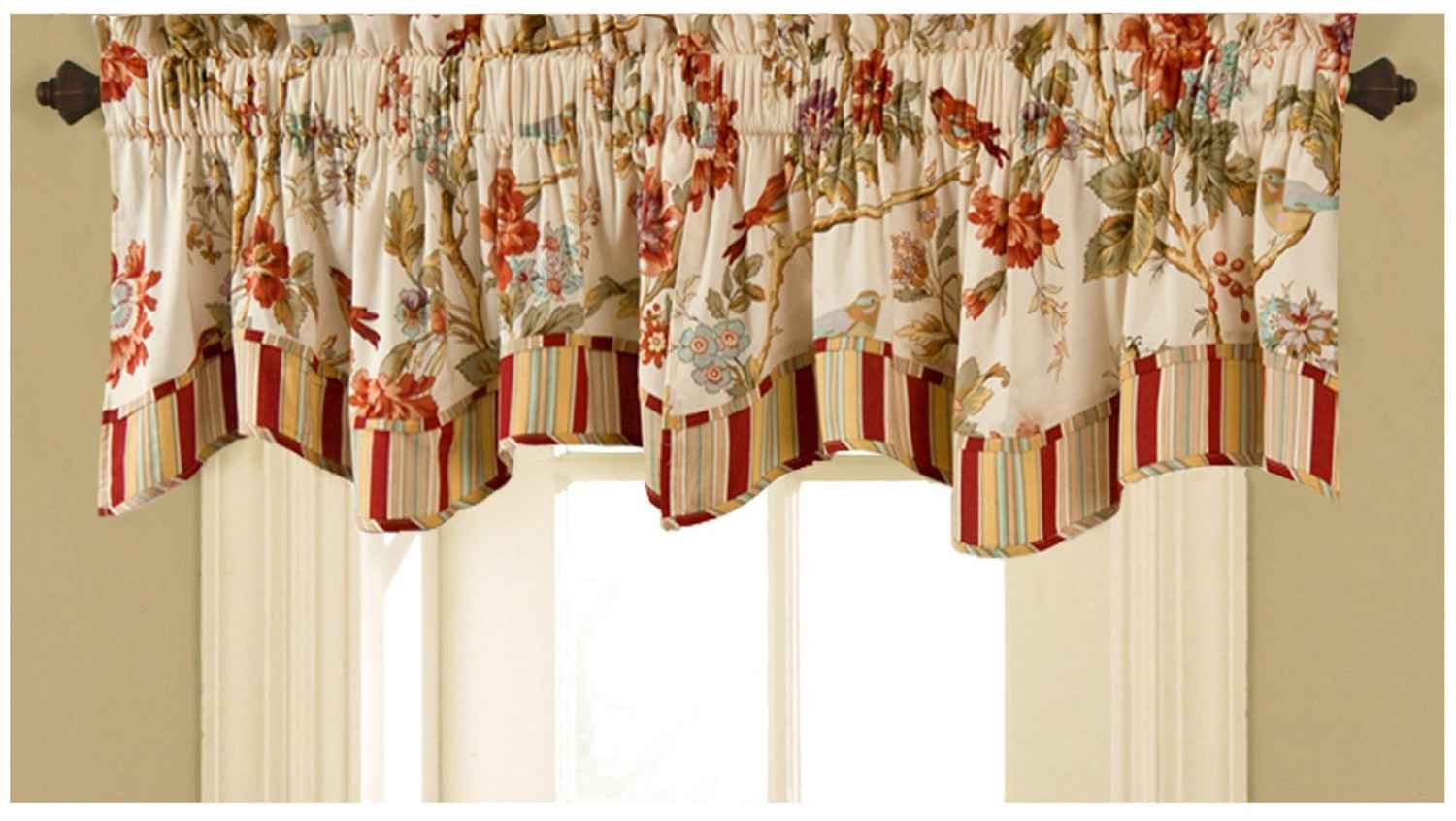 Kitchen window valance ideas