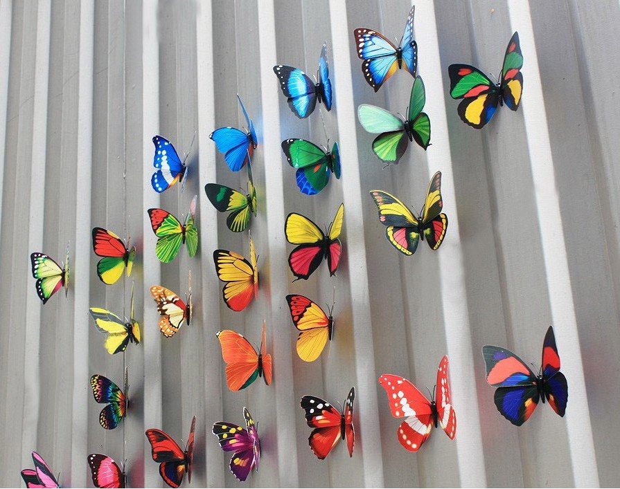 Butterfly wall decorations